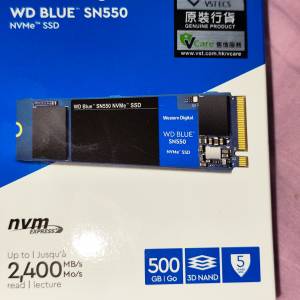 Western Digital 500gb SSD M2送rtx1030+2d顯卡