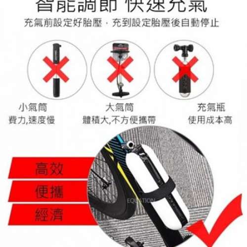 100%NEW CYCPLUS Air lnflator A2 智能高壓電動打氣筒 (黑色/白色)
