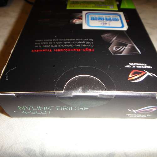全新未拆 ASUS ROG NVLINK Bridge 3 slot