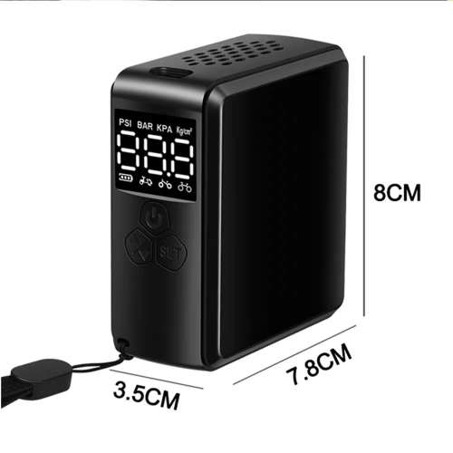 ZTTO Tiny Bike Electric Air Pump Mini Tire Inflator Portable Air Compressor