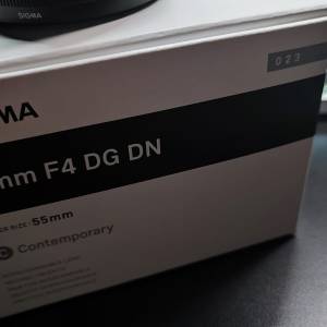 SIGMA 17MM F4 DG DN FOR SONY