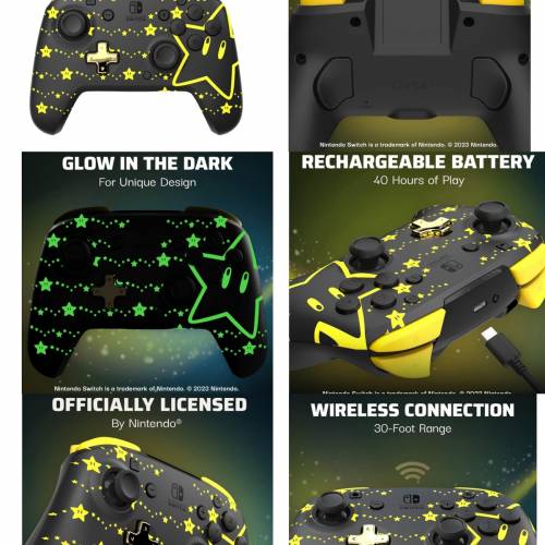 Switch pro controller 手掣 控制器 適用於Nintendo switch / lite / OLED Mario Z...
