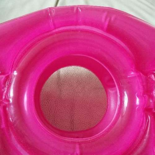 全新 粉紅色 充氣袋 沙灘袋