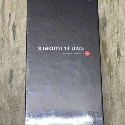 港行未開封 小米 Xiaomi 14 Ultra 16+512 黑色 白色 連攝影套裝