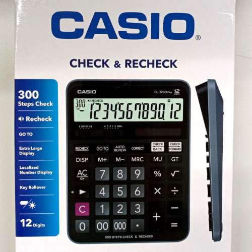 [全新, 特價] Casio DJ-120D Plus 12位計算機