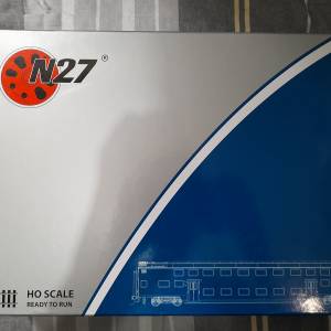 N27 HO Scale 1:87 模型 京局京段 雙層25B 高開門橘色套裝 90% NEW