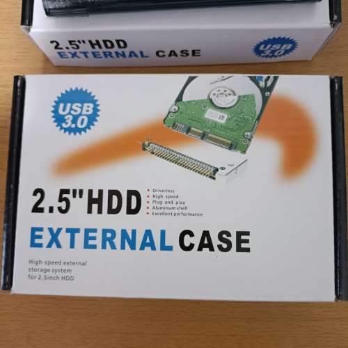 (包郵) 2.5吋 USB 3.0灰色/透明 HDD/SSD外置硬碟盒