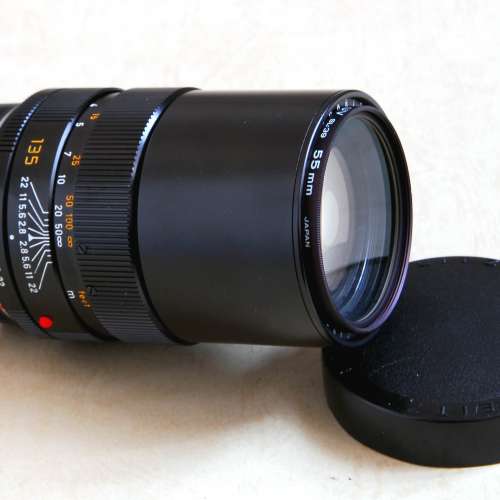 Objectif Leica Elmarit-R 135mm F/2.8 (fixe) – Monture Leica R – Bel état De Collection