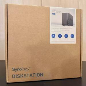 全新未開封最新型號Synology DiskStation DS224+ 2-Bay NAS