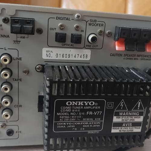 onkyo一FR一V77機頭一部