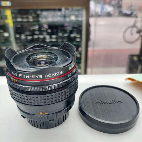 MINOLTA MD FISH-EYE ROKKOR 16MM F2.8 LIKE NEW