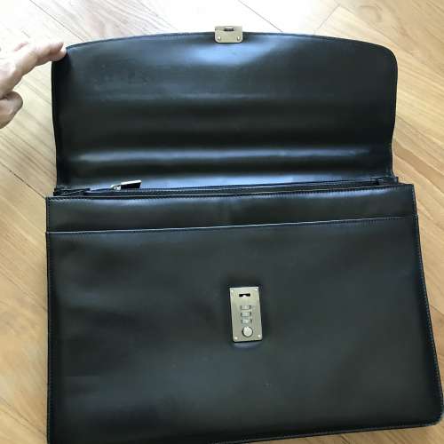 二手 king berry  真皮公事包 Design in London