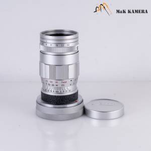旅行長焦鏡頭三片Leica Elmar M 90mm F/4.0 E39 Ver.II V2/ 3 Elements Silver Len...