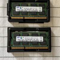 DDR3 2GX2 Notebook Ram 兩條