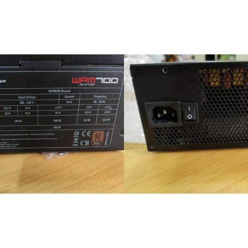 新淨半模組 Sharkoon WPM 700W 80 PLUS Bronze 火牛 &  JONSBO UMX1-PLUS ITX Case