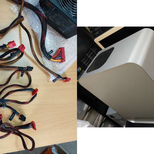 新淨半模組 Sharkoon WPM 700W 80 PLUS Bronze 火牛 &  JONSBO UMX1-PLUS ITX Case