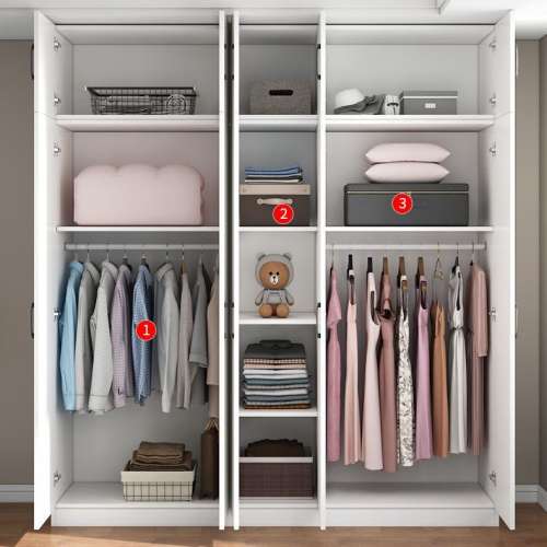 全網最平 衣櫃家用卧室大衣櫥 出租房用儲物櫃多層櫃