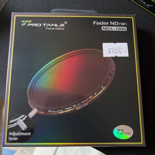 Pro Tanle 72mm variable ND filter