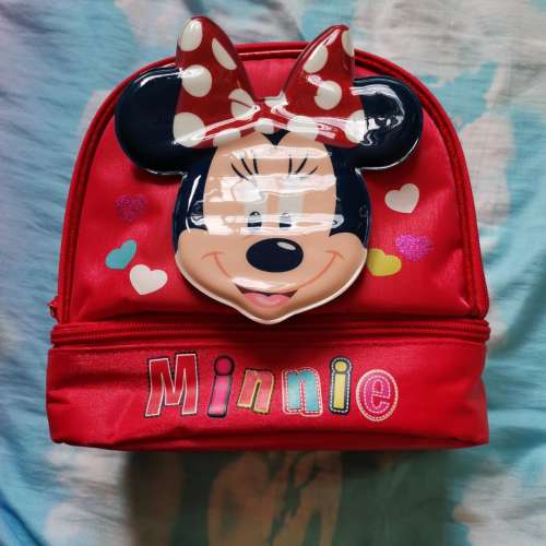 【朗屏】迪士尼 米妮 Minnie 食物保溫袋 兒童 學生 Disney