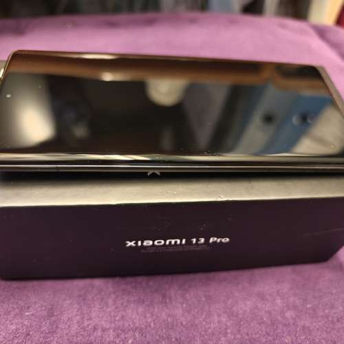 小米xiaomi13pro12+512G黑色港板9成新
