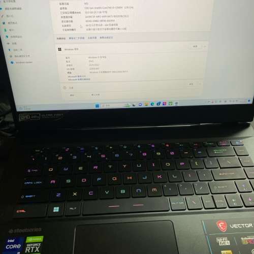 MSI Vector GP66 12UGSO 15.6&rdquo; 240Hz QHD Gaming Notebook