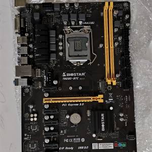 二手 BIOSTAR TB250-BTC B250 DDR4 LGA1151 ATX MB