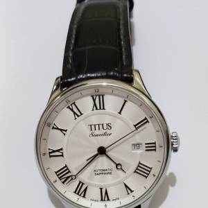 99.99%新瑞士TITUS鐵達時機械手錶