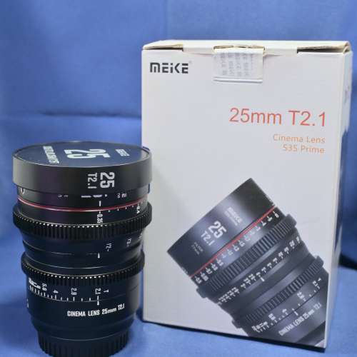 抵玩 美科 Meike 25mm T2.1 For Canon cinema Lens 大入光量 電影鏡 手動 電影感 S...