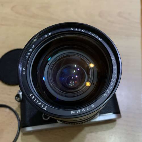Nikon FM 連Vivtar 35-105mm 3.5大光圈測光準9成新