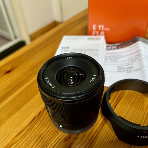 Sony E11mm f1.8