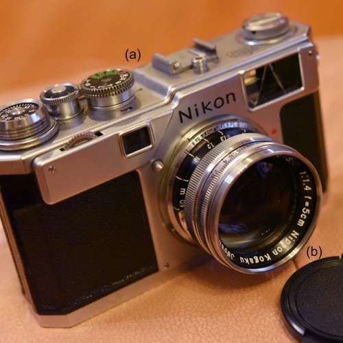 平讓第462部Nikon S4旁軸機身配Nikkor 5cm (50mm)鏡頭