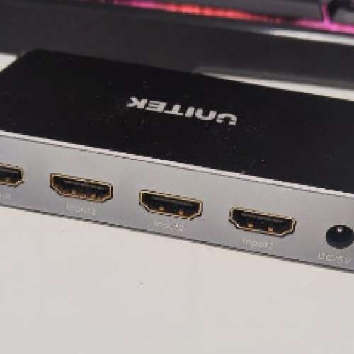 UNITEK 4K HDMI 3入1出分配器