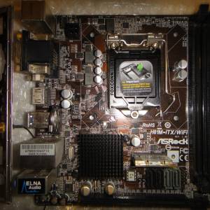 ITX主版 AsRock H81M-ITX/WiFi  ((windows10Home授權碼)) Socket 1150