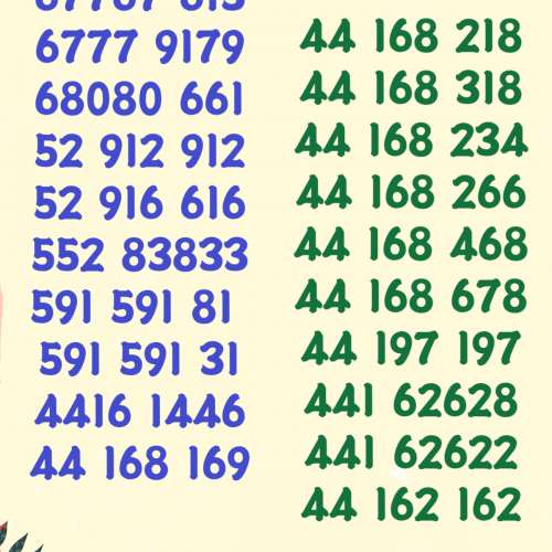 揀個靚號碼上台啦