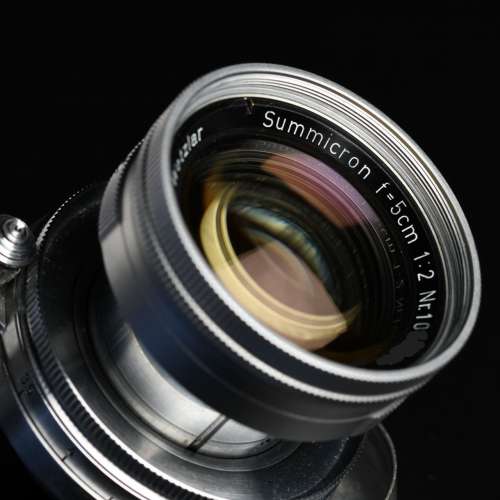 Leica Summicron 50mm f2 radioactive LTM without haze without scratch