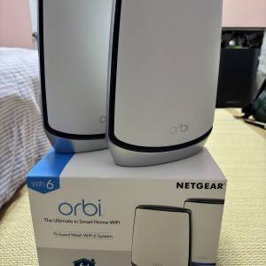 賣netgear orbi ax6000 rbk852 二件裝 9成新