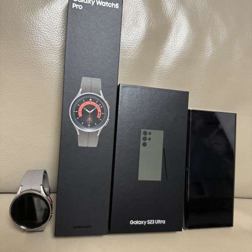 S23Ultra and Galaxy watch5 Pro