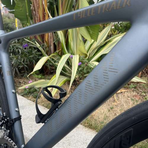 2023 CYCLETRACK SPACE 藍圖18速鋁合金油剎公路車 送水架前後蛙燈