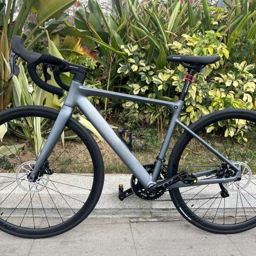 2023 CYCLETRACK SPACE 藍圖18速鋁合金油剎公路車 送水架前後蛙燈