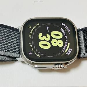 98%新Apple watch Ultra 2連原裝錶帶Applecare+