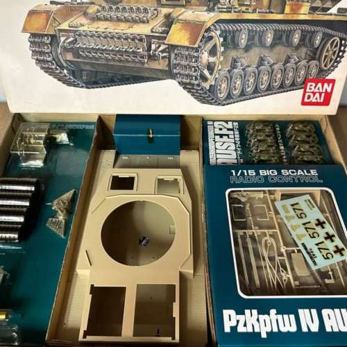 萬代BANDAI  絕版1/15 RC軍事模型 中古 坦克 二戰德軍 GERMAN TANKS