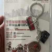 絶版 收藏 紀念 限量 非賣品 別注版 CANON 攝影 馬拉松 2014 香港站相機鎖匙扣 珍...