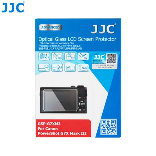 JJC (GSP - G7XM3 Ultra-Thin Optical Glass LCD Screen Protector Film 9H相機玻璃...