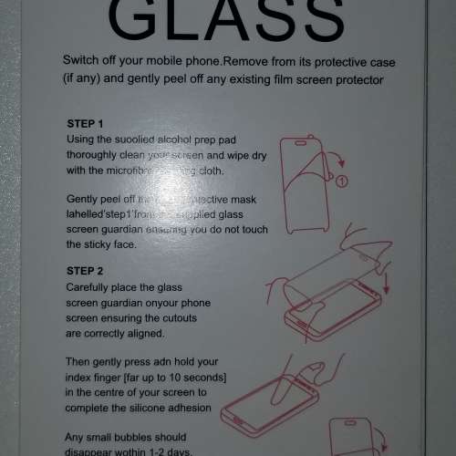 三星 Samsung Galaxy Note 3 Full Screen Transparent Tempered Glass Screen guar...