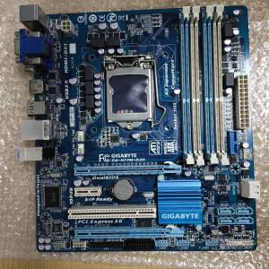 二手 GIGABYTE H77M-D3H H77 DDR3 LGA1155 MATX MB