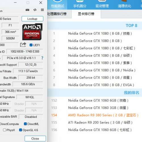 Sapphire R9 380  GDDR5 2GB 256Bit 顯示卡