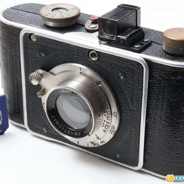 Foth-Derby Type III 德國折疊相機連 Anstigmat 50mm f2.5 具電影鏡效果鏡頭     ...
