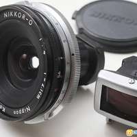Nikon NIKKOR-O Biogon 2.1cm f4 零變形超廣角連View Finder，Nikon菲林機最應擁有...