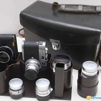 罕有 Leica Original Leather System Cas 真正M3專用外影箱(全真皮內格可取出款式)...