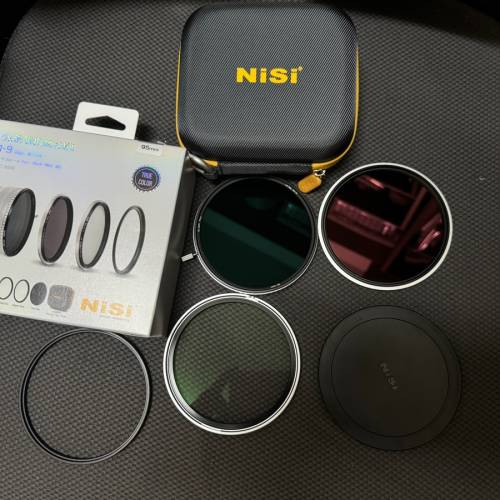 (95mm) NiSi Swift VND Mist 1-9 Stops 黑柔減光濾鏡 3 片套裝